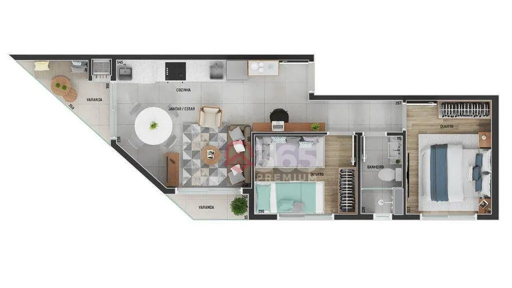Apartamento, 2 quartos, 46 m² - Foto 12