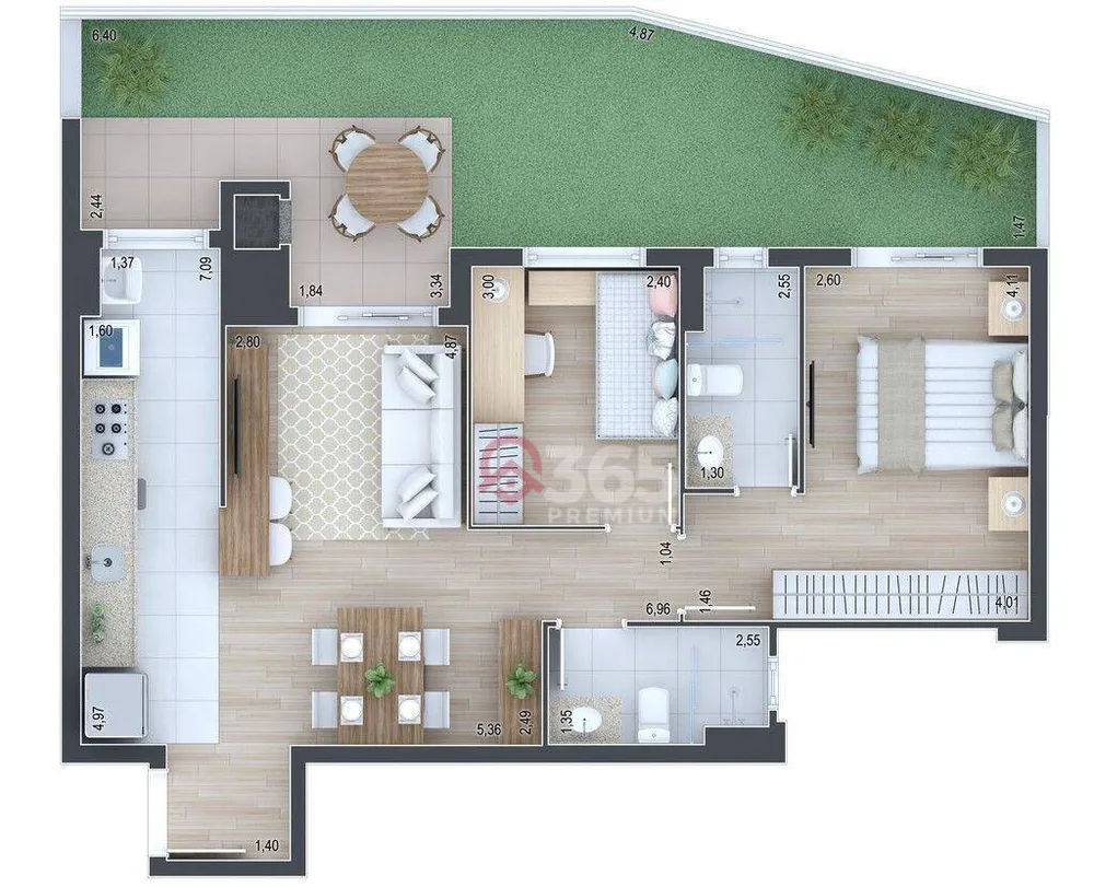 Apartamento, 2 quartos, 68 m² - Foto 10