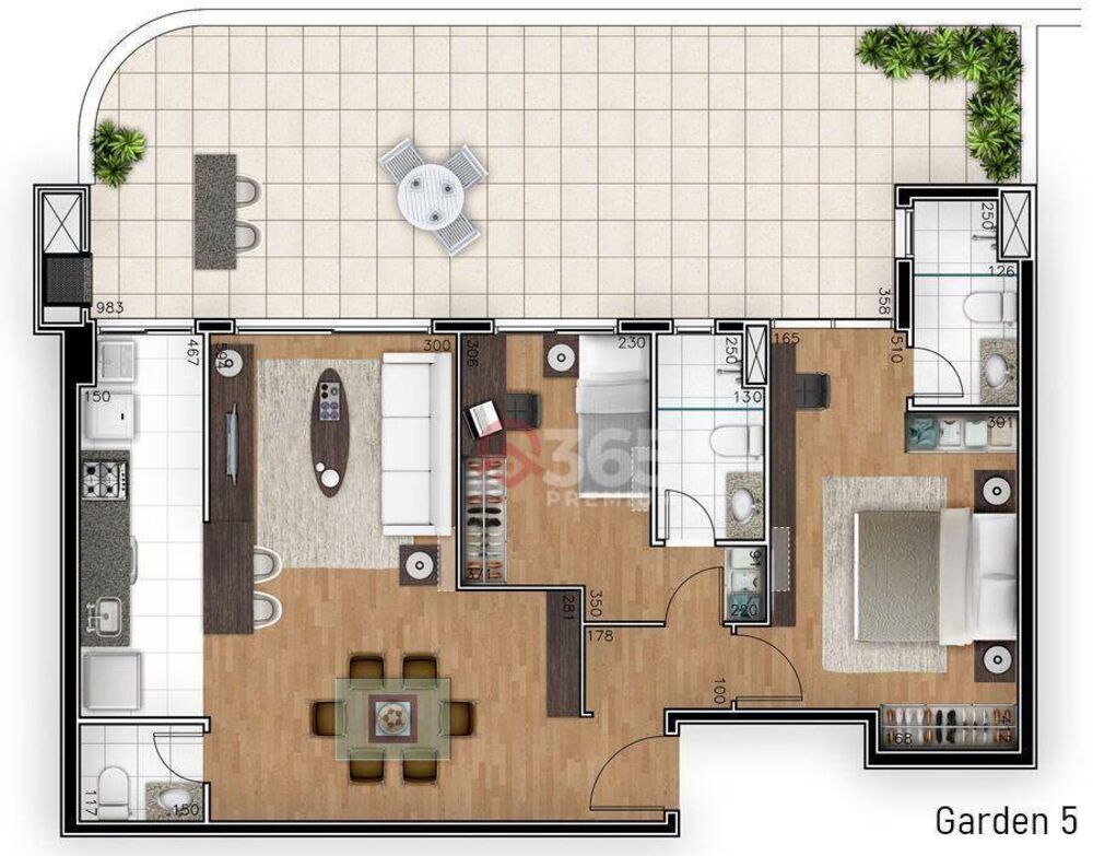Cobertura, 3 quartos, 130 m² - Foto 1