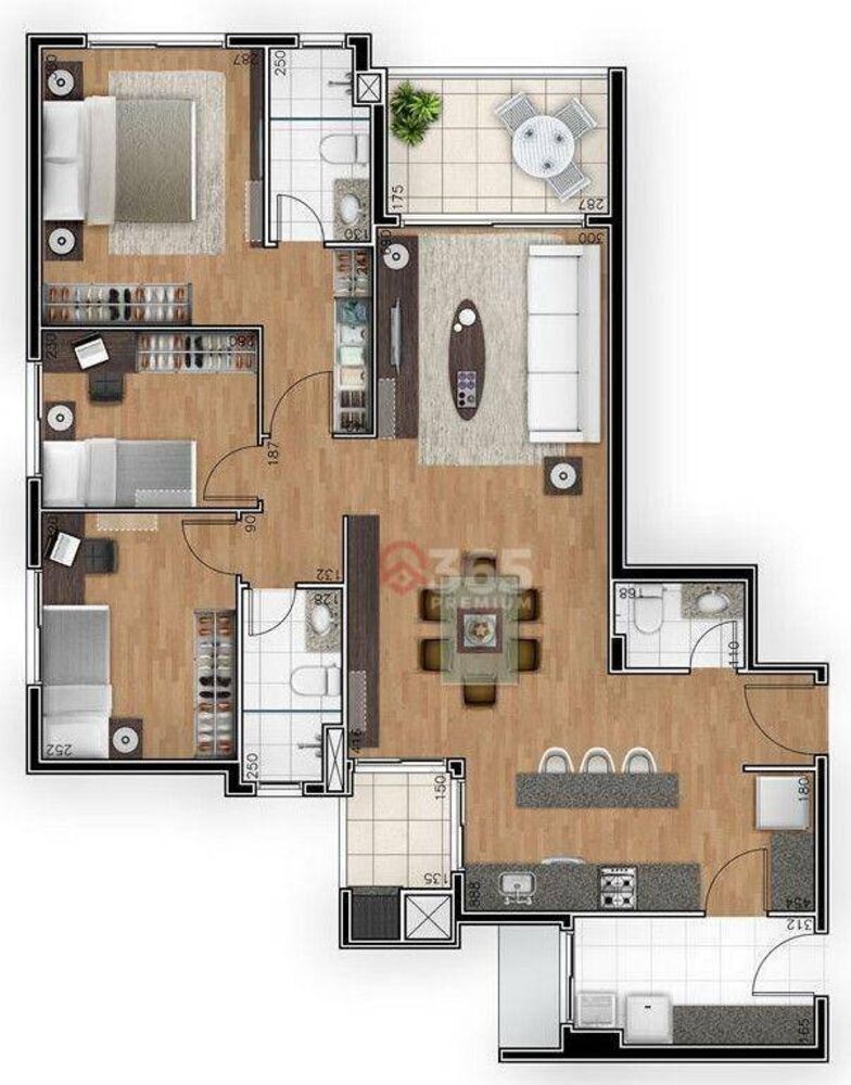 Cobertura, 3 quartos, 130 m² - Foto 8