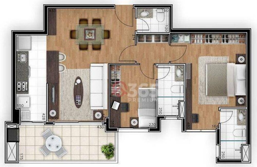 Cobertura, 3 quartos, 130 m² - Foto 4