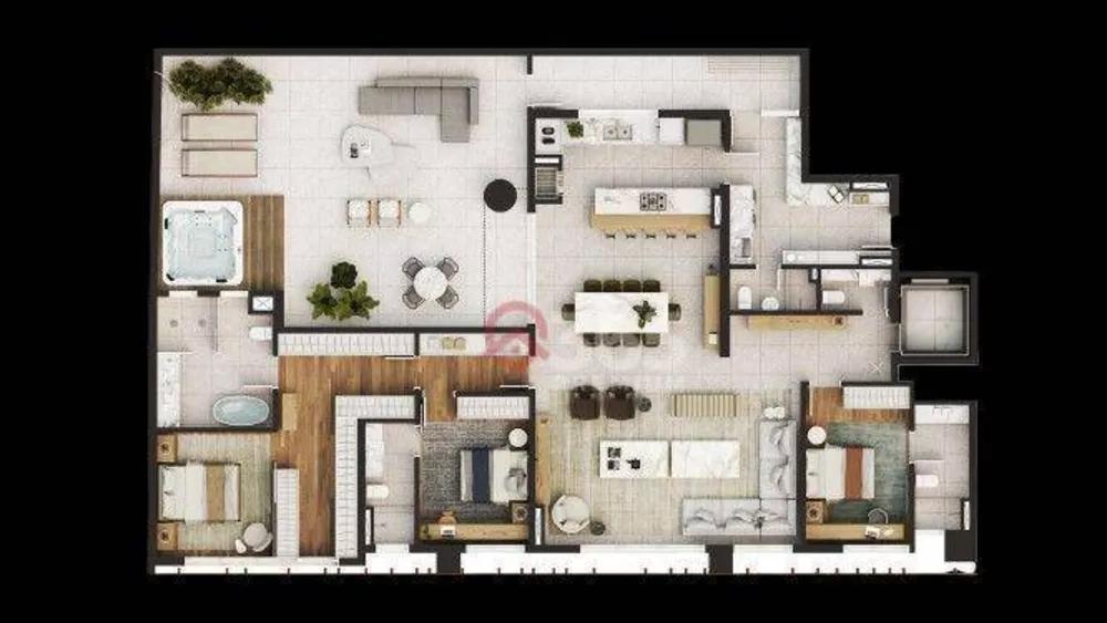 Cobertura, 3 quartos, 213 m² - Foto 13