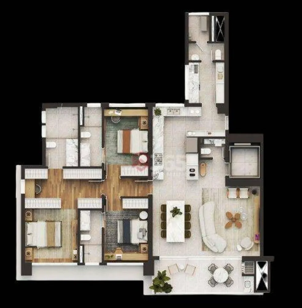 Cobertura, 3 quartos, 213 m² - Foto 24