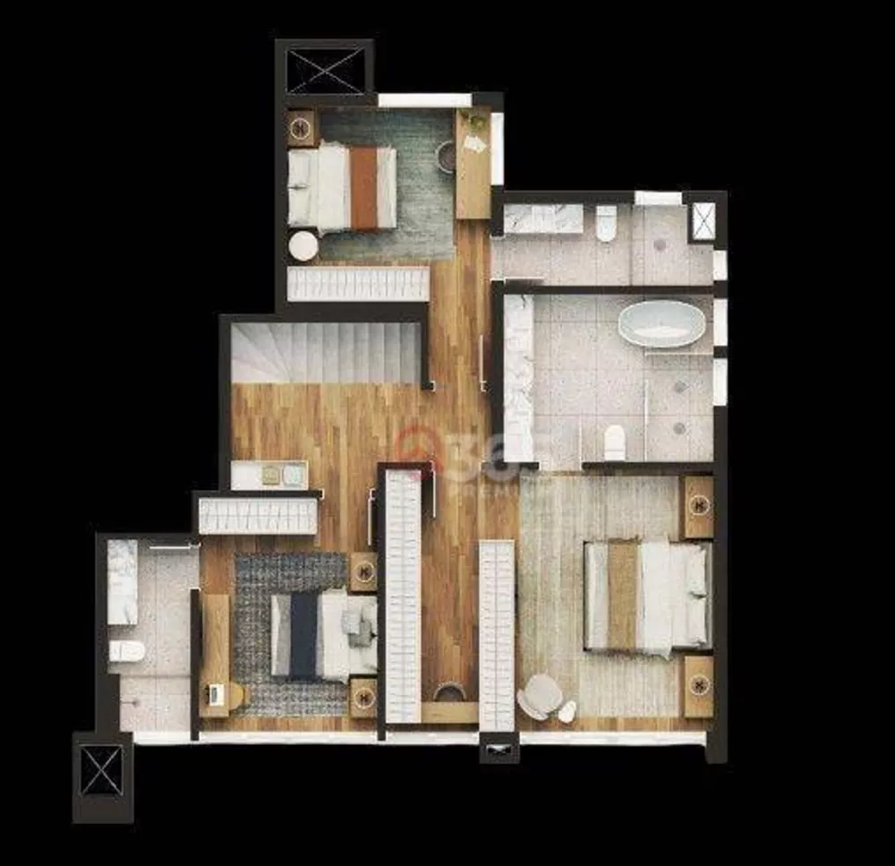 Cobertura, 3 quartos, 213 m² - Foto 12