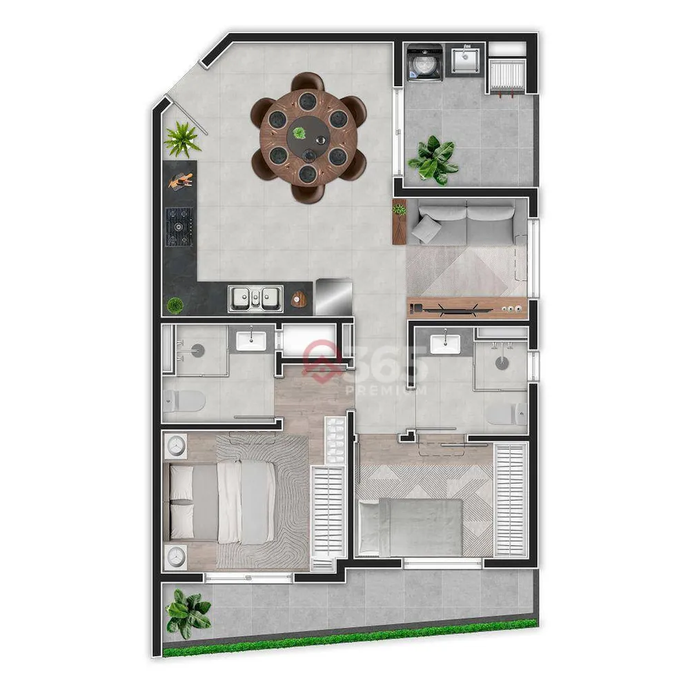 Apartamento, 2 quartos, 52 m² - Foto 7