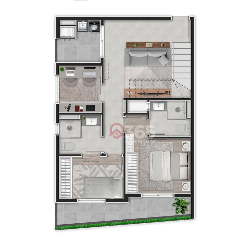 Apartamento, 2 quartos, 52 m² - Foto 9