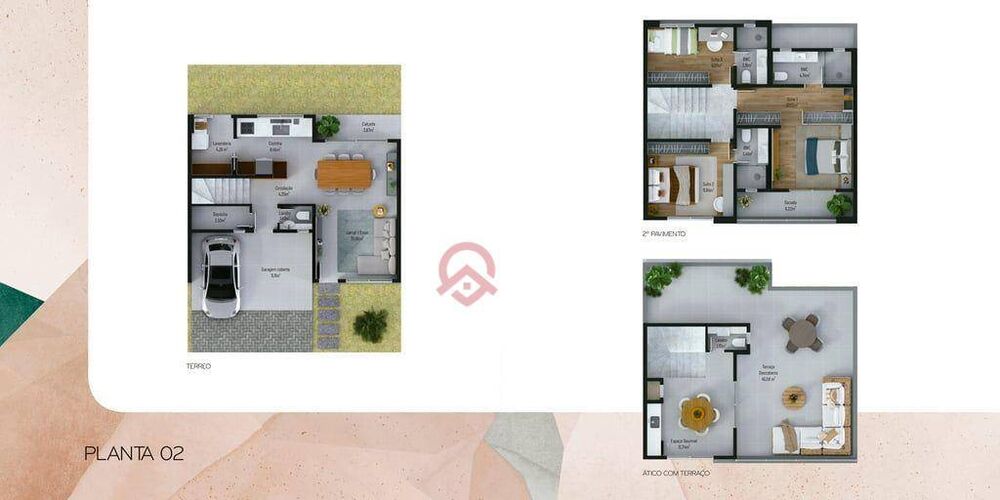 Casa de Condomínio, 3 quartos - Foto 20