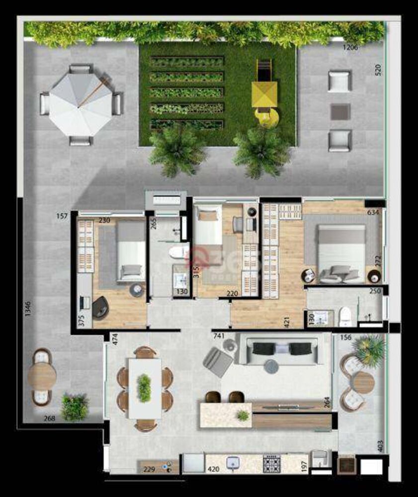 Apartamento, 3 quartos, 93 m² - Foto 1