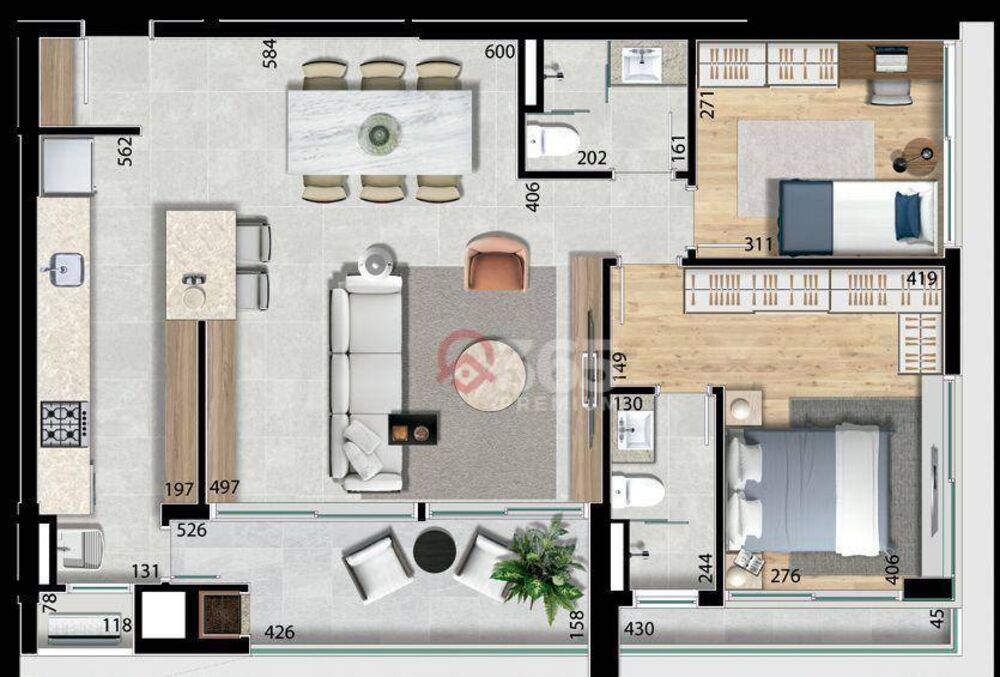 Apartamento, 3 quartos, 93 m² - Foto 5