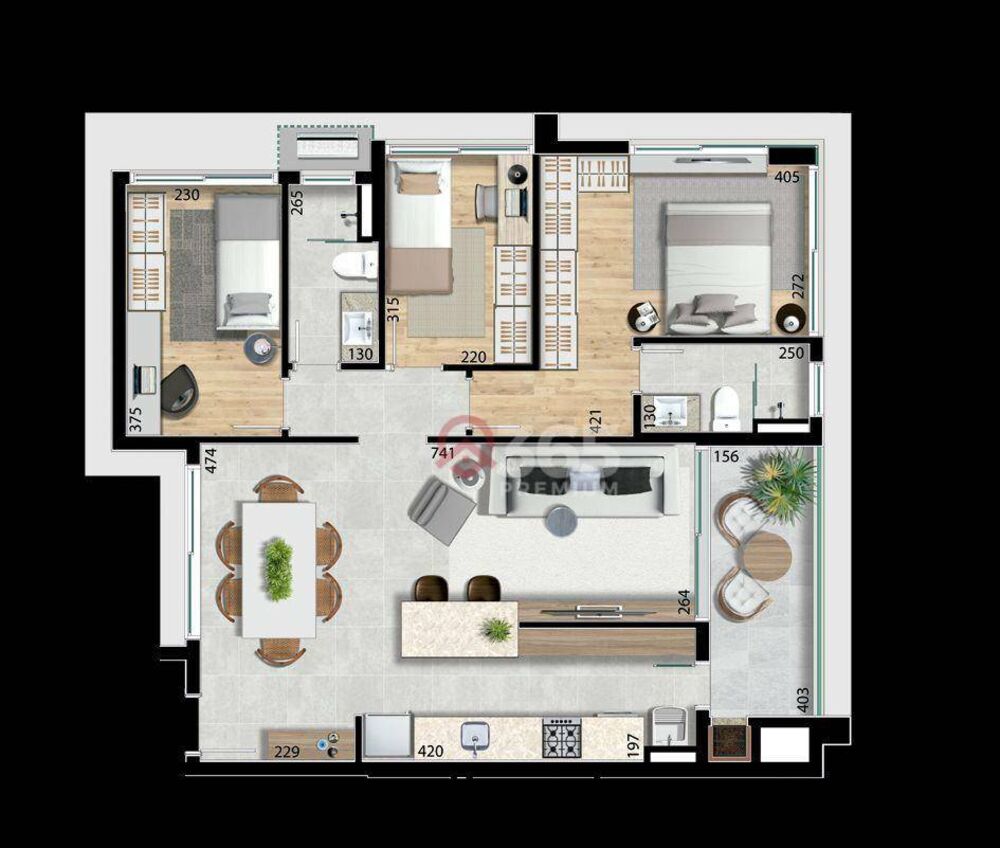 Apartamento, 3 quartos, 93 m² - Foto 17