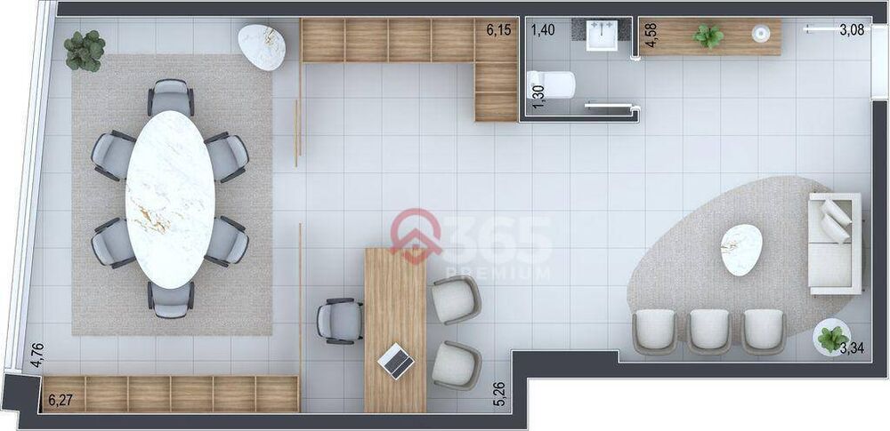Sala-Conjunto, 53 m² - Foto 5