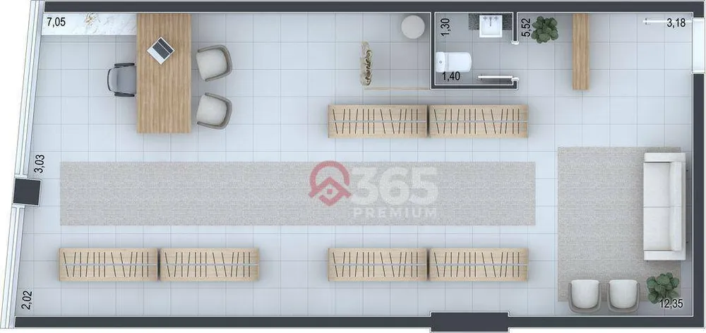Sala-Conjunto, 53 m² - Foto 9