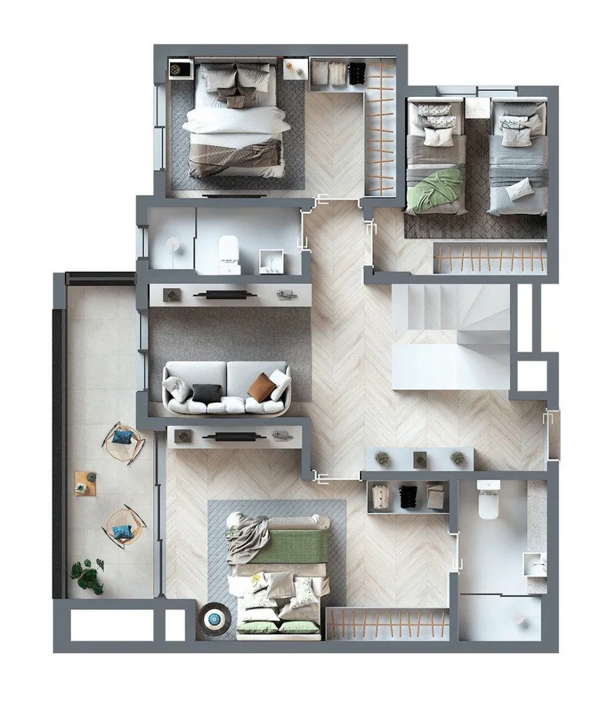 Cobertura, 3 quartos, 157 m² - Foto 6
