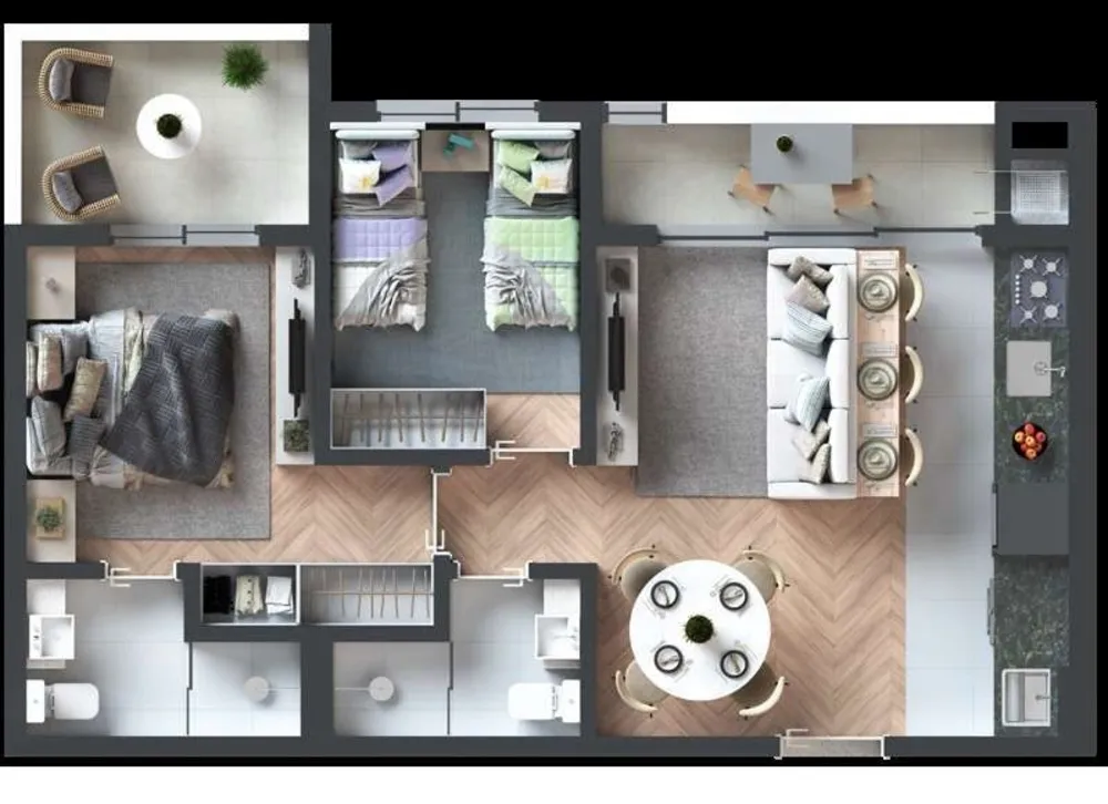 Cobertura, 3 quartos, 157 m² - Foto 10