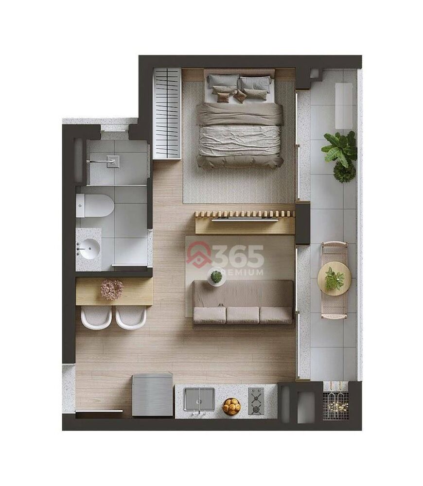 Kitnet-Studio, 31 m² - Foto 17