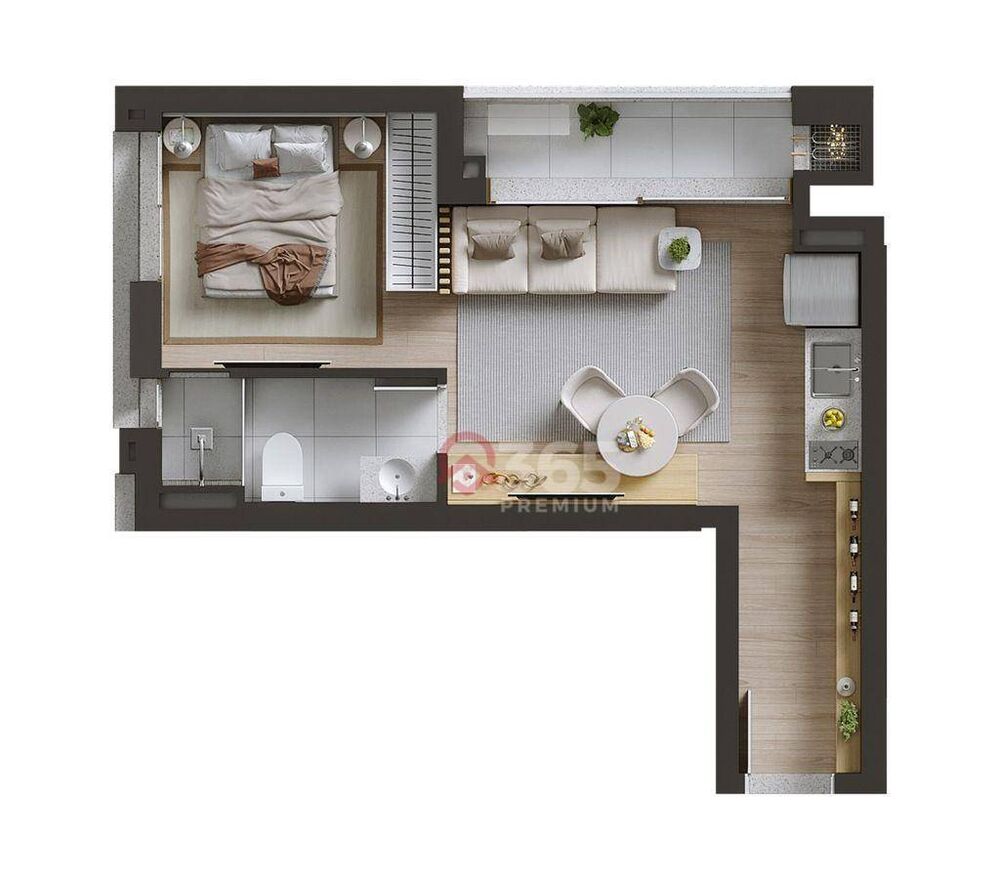 Kitnet-Studio, 31 m² - Foto 18