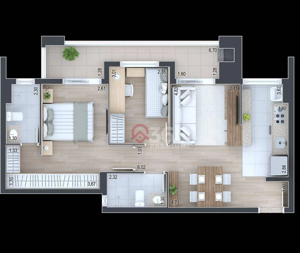 Apartamento, 3 quartos, 79 m² - Foto 2