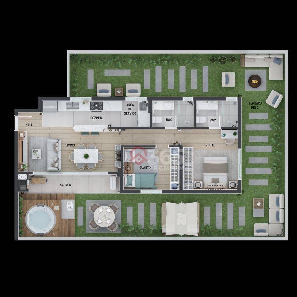 Cobertura, 2 quartos, 147 m² - Foto 14