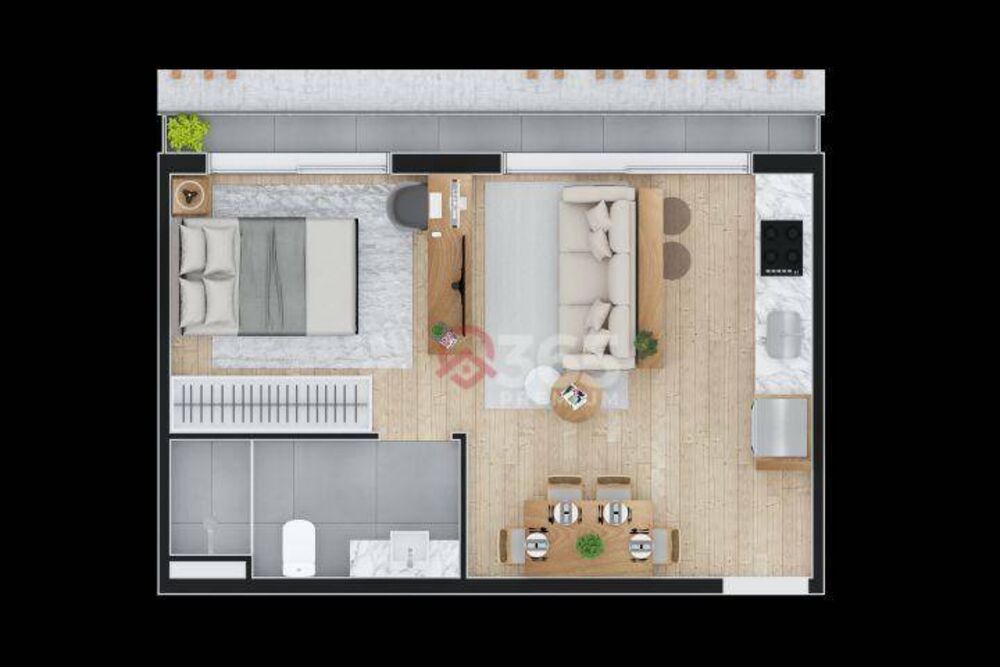 Apartamento, 1 quarto, 52 m² - Foto 15