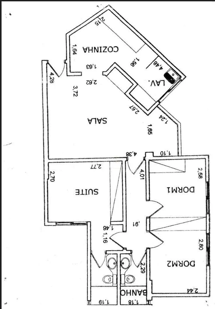 Apartamento, 3 quartos, 78 m² - Foto 1