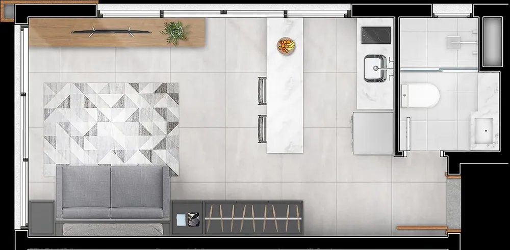 Kitnet-Studio, 29 m² - Foto 6