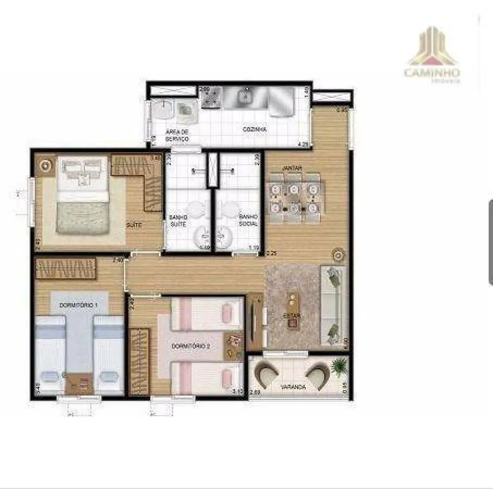 Apartamento, 3 quartos, 62 m² - Foto 10