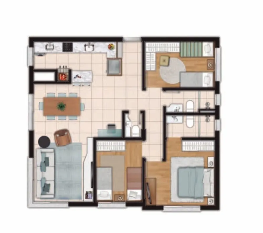Apartamento, 2 quartos, 66 m² - Foto 12
