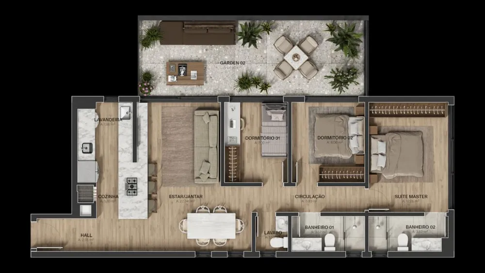 Apartamento, 3 quartos, 116 m² - Foto 9