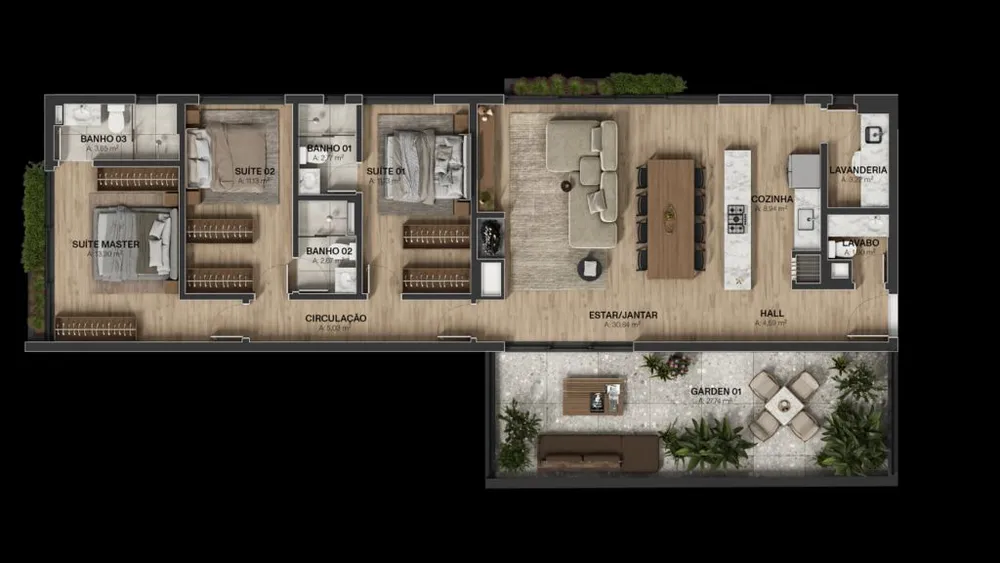 Apartamento, 3 quartos, 116 m² - Foto 10