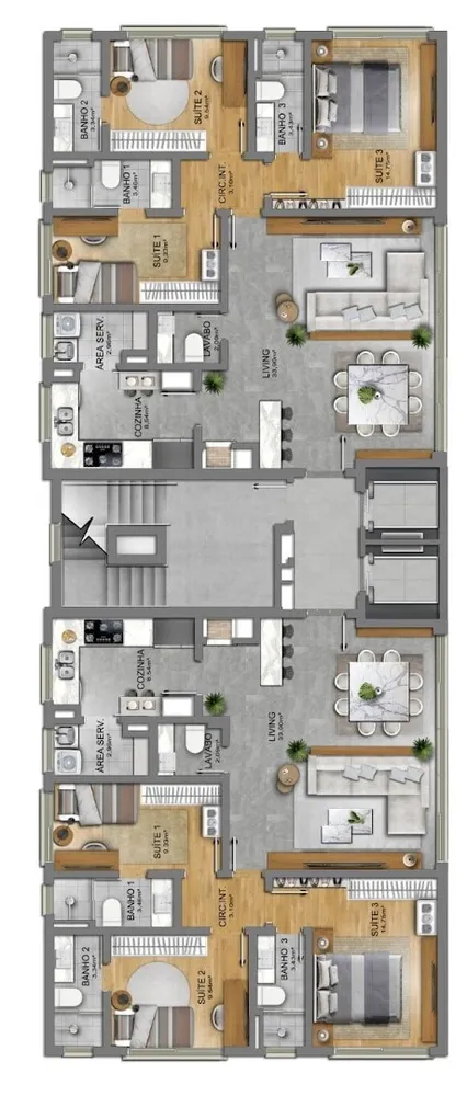 Apartamento, 3 quartos, 110 m² - Foto 7