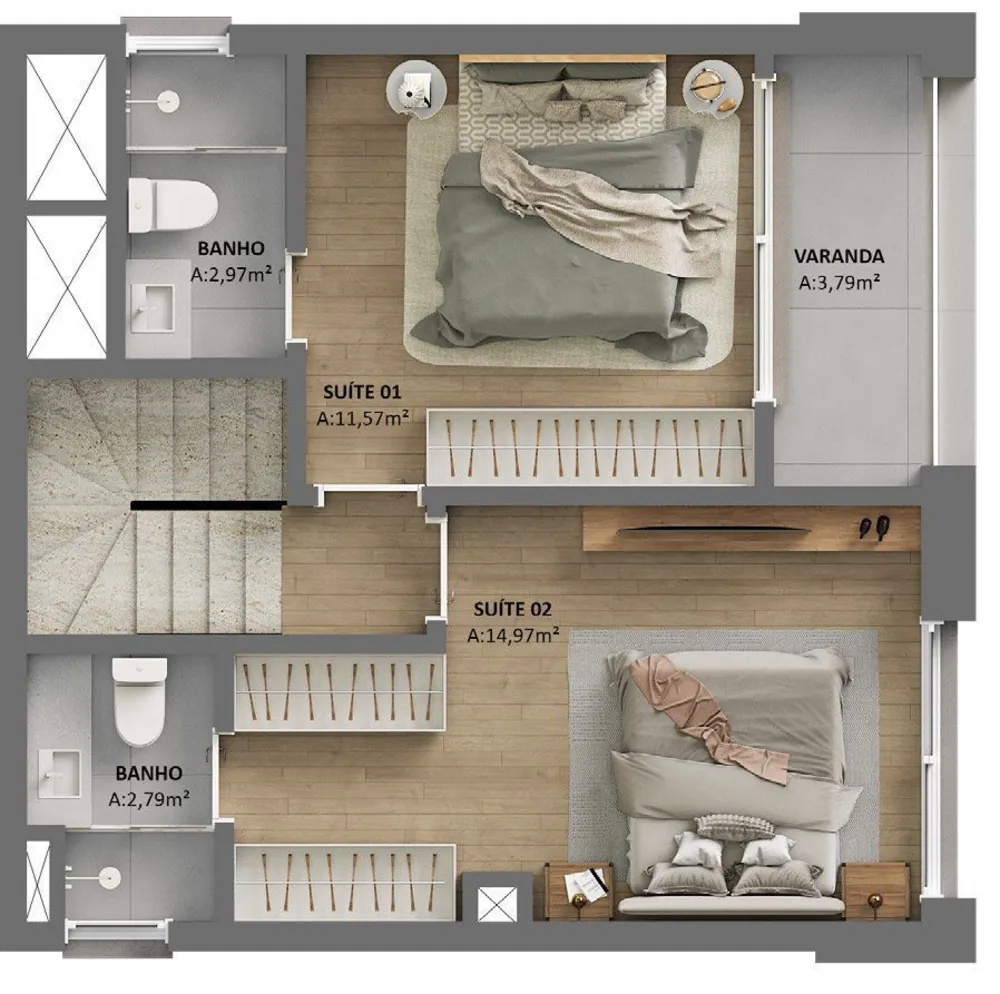 Apartamento, 2 quartos, 122 m² - Foto 4