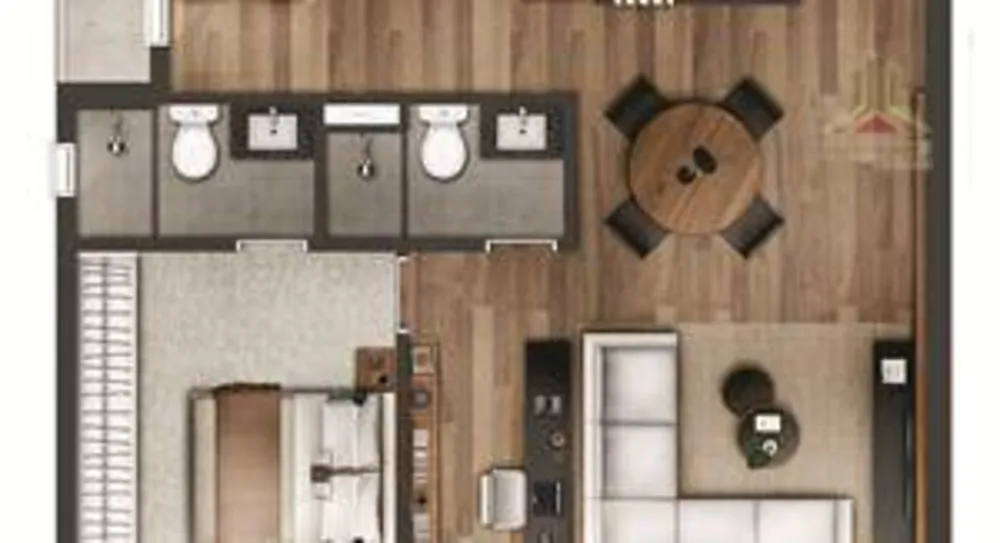 Apartamento, 1 quarto, 40 m² - Foto 3