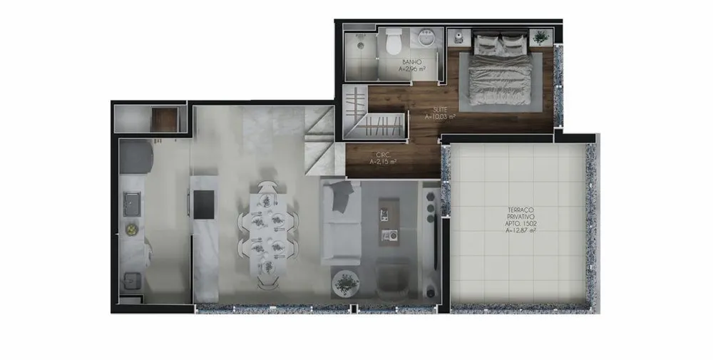 Cobertura, 3 quartos, 93 m² - Foto 12