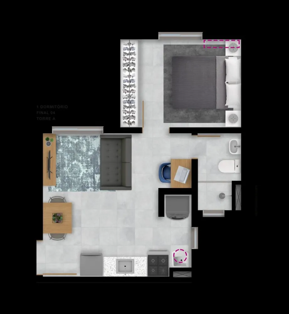 Kitnet-Studio, 23 m² - Foto 5