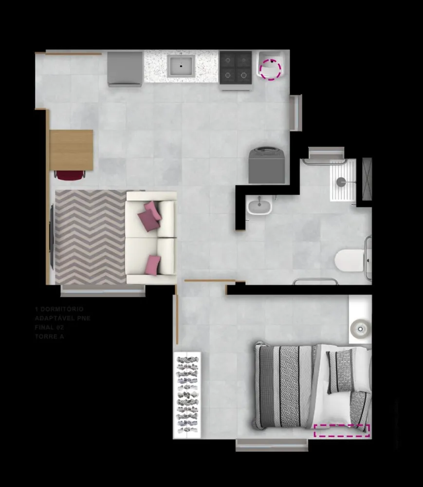 Kitnet-Studio, 23 m² - Foto 8