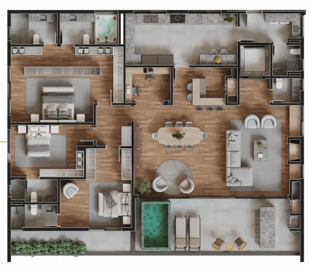 Apartamento, 3 quartos, 304 m² - Foto 11