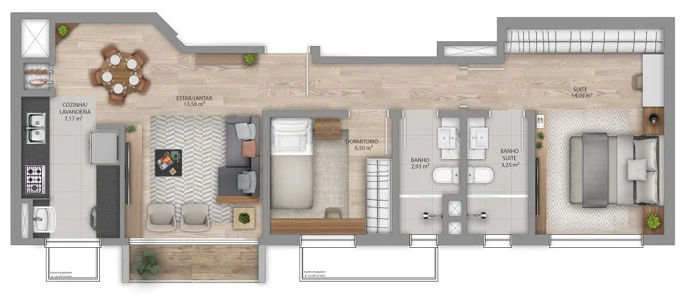 Apartamento, 2 quartos, 78 m² - Foto 8