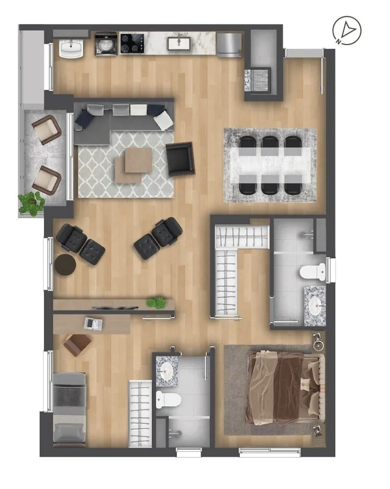 Apartamento, 2 quartos, 65 m² - Foto 11