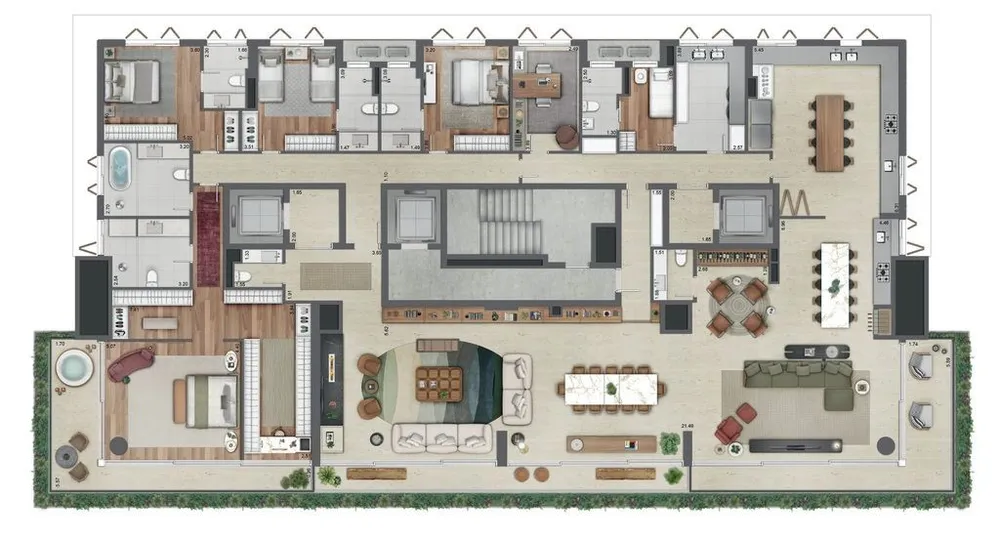 Apartamento, 3 quartos, 232 m² - Foto 6