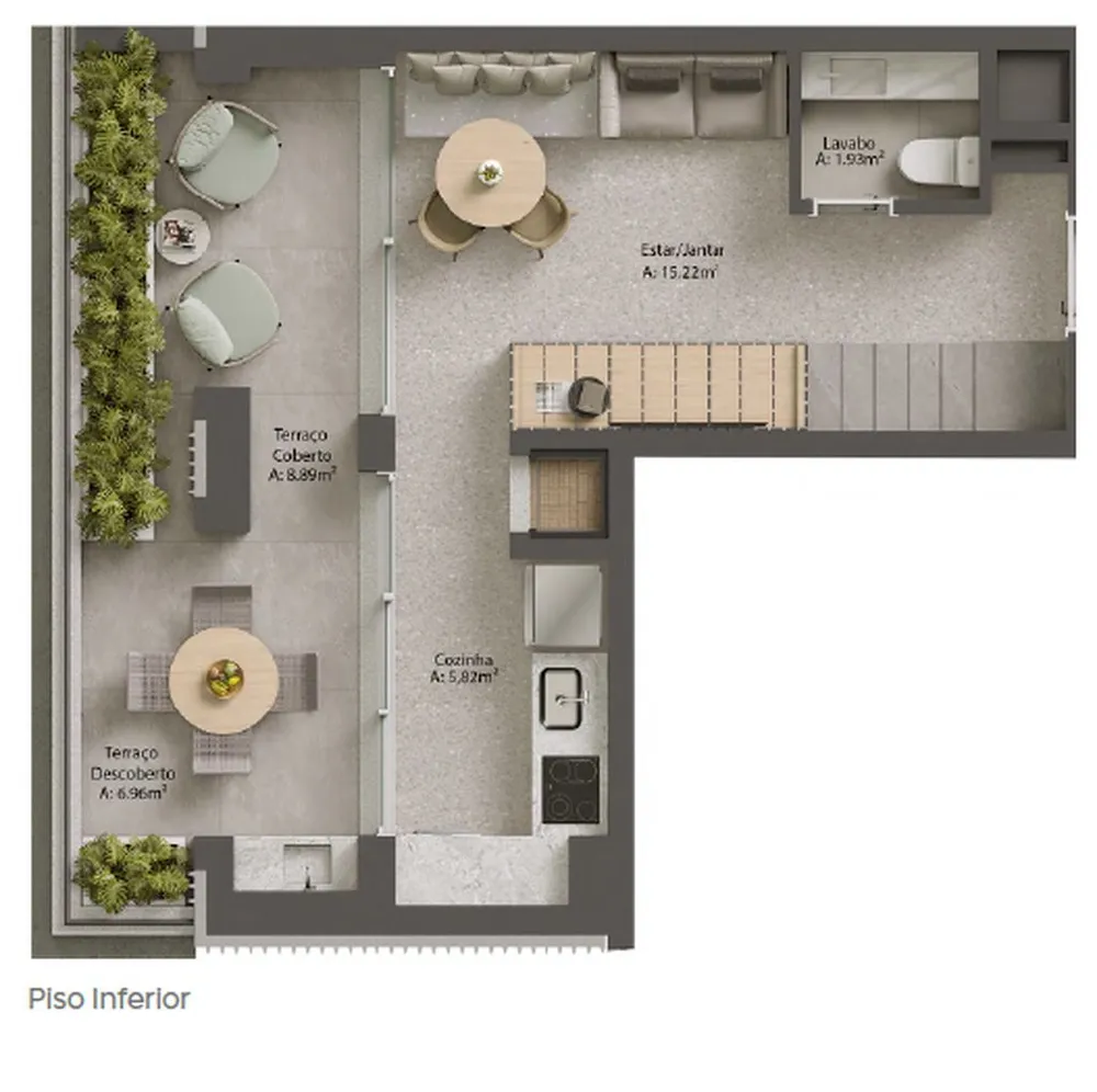 Apartamento, 1 quarto, 88 m² - Foto 4