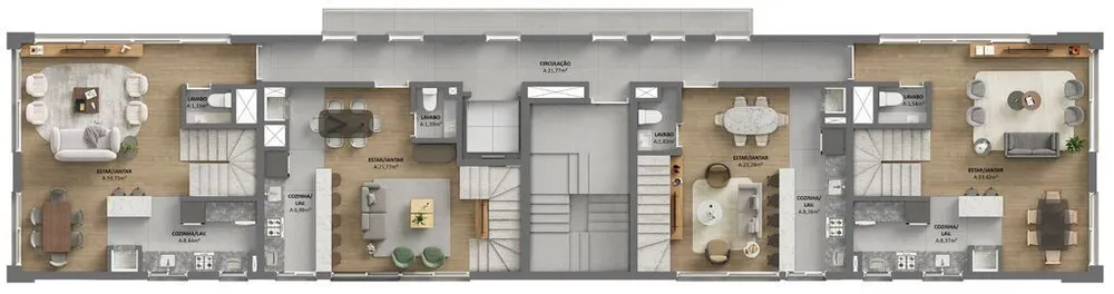 Apartamento, 1 quarto, 59 m² - Foto 7