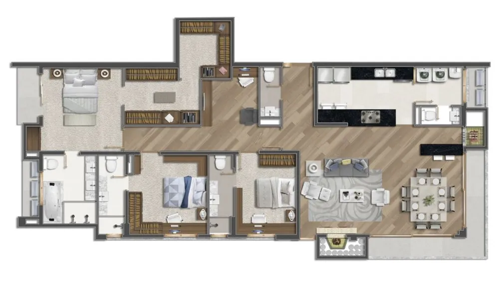 Apartamento, 3 quartos, 187 m² - Foto 10