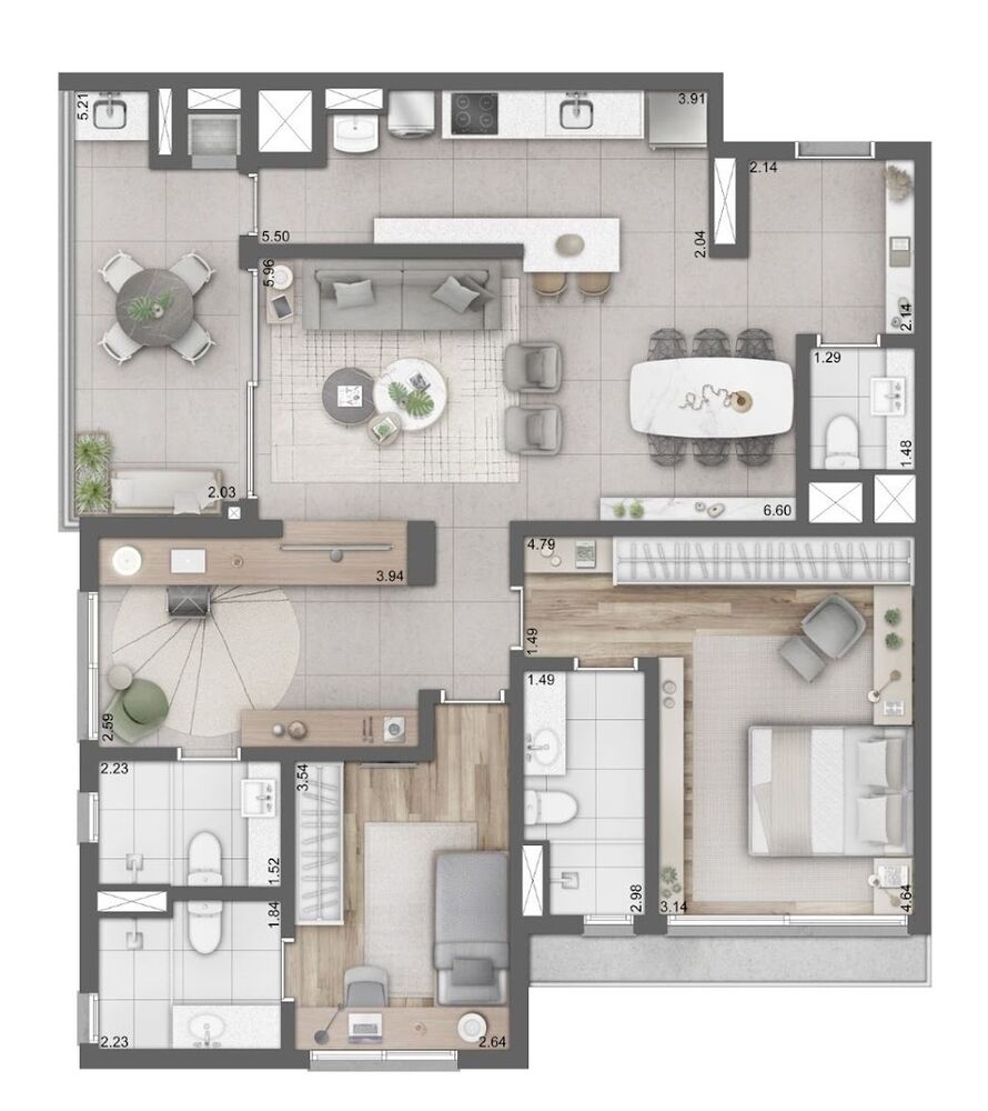 Apartamento, 3 quartos, 106 m² - Foto 1