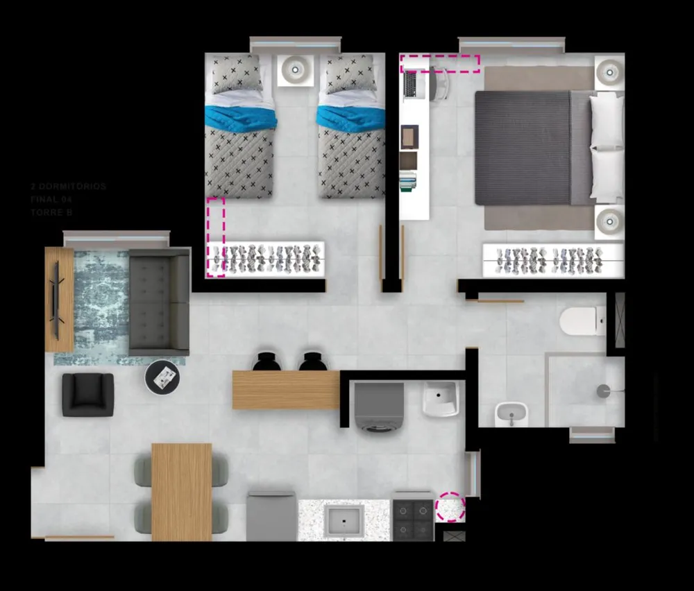 Apartamento, 1 quarto, 30 m² - Foto 4