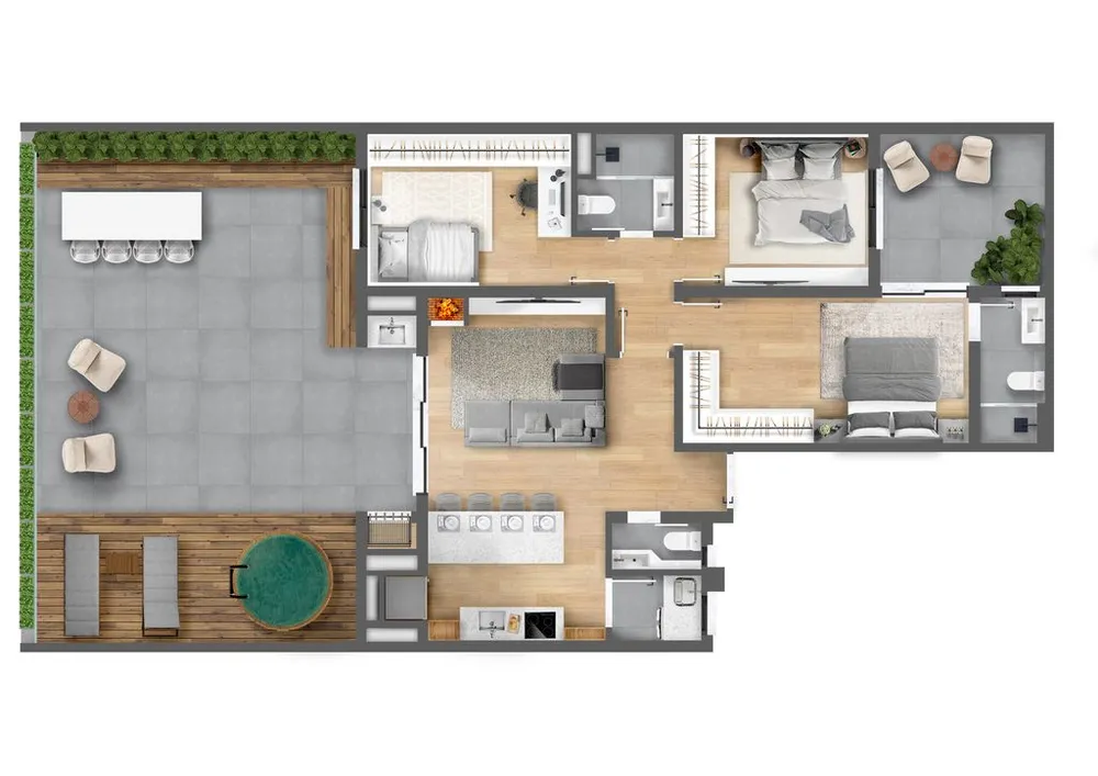 Cobertura, 2 quartos, 112 m² - Foto 8