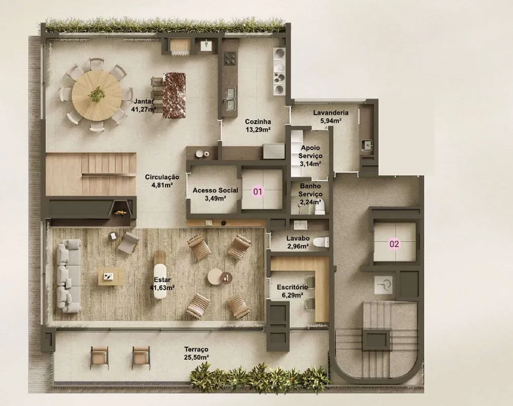 Apartamento, 3 quartos, 257 m² - Foto 5