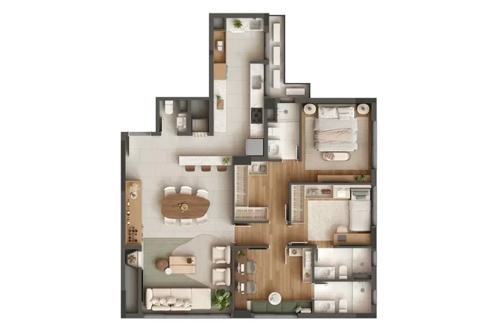 Apartamento, 3 quartos, 122 m² - Foto 2