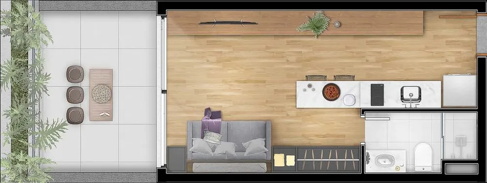 Apartamento, 1 quarto, 39 m² - Foto 8