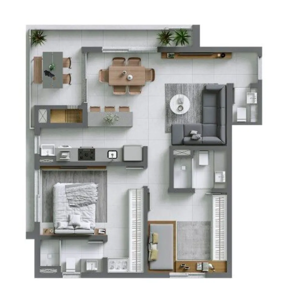 Apartamento, 2 quartos, 80 m² - Foto 8