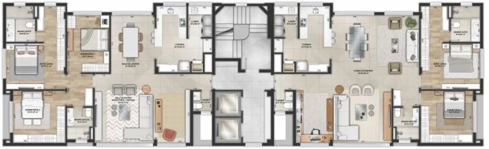 Apartamento, 3 quartos, 143 m² - Foto 5